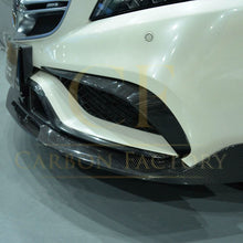 Load image into Gallery viewer, Carbon Fibre Front Side Grille Trim for Mercedes C218 CLS 15-18