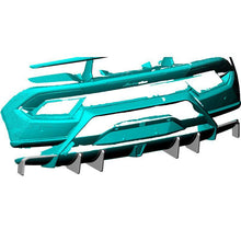 Load image into Gallery viewer, Carbon Fibre Rear Bumper Fins for Lamborghini Huracan Performante 17-19