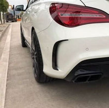 Load image into Gallery viewer, Carbon Fibre Rear Bumper Trims for Mercedes Benz W117 CLA 13-19