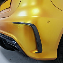 Load image into Gallery viewer, Carbon Fibre Rear Bumper Trims for Mercedes Benz W176 A Class 13-18