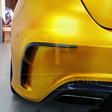 Load image into Gallery viewer, Carbon Fibre Rear Bumper Trims for Mercedes Benz W176 A Class 13-18