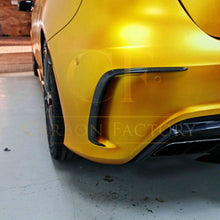 Load image into Gallery viewer, Carbon Fibre Rear Bumper Trims for Mercedes Benz W176 A Class 13-18
