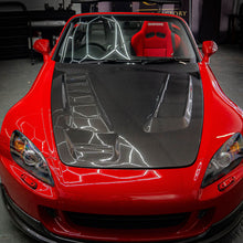 Load image into Gallery viewer, J Style Carbon Fibre Bonnet for Honda S2000 99-09