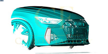 Load image into Gallery viewer, Pre-Preg Carbon Fibre Front Bumper Trims for Audi C8 RS6 19-22
