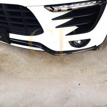 Load image into Gallery viewer, V Style Carbon Fibre Front Canards for Porsche Macan 14-17