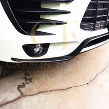 Load image into Gallery viewer, V Style Carbon Fibre Front Canards for Porsche Macan 14-17