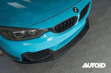 Load image into Gallery viewer, Carbon Fibre GTS Style Front Splitter / Front Lip for BMW M3 F80 (2014-2018) & M4 F82 F83 (2014-2019) - One-Piece 2x2 Weave CFRP