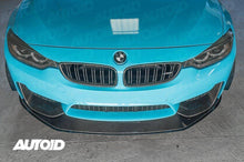 Load image into Gallery viewer, Carbon Fibre GTS Style Front Splitter / Front Lip for BMW M3 F80 (2014-2018) & M4 F82 F83 (2014-2019) - One-Piece 2x2 Weave CFRP