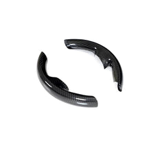 Load image into Gallery viewer, Pre-Preg Carbon Fibre Steering Wheel Covers for Tesla Model 3 & Model Y