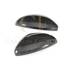 Load image into Gallery viewer, Carbon Fibre Door Mirror Covers for Porsche Boxster & Cayman 718 LHD 16-21