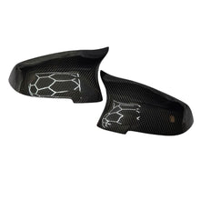 Load image into Gallery viewer, MP Style Carbon Fibre Replacement Mirror Covers for BMW F06 F12 F13 6 Series LCI F01 F02