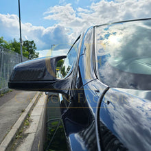 Load image into Gallery viewer, MP Style Carbon Fibre Replacement Mirror Covers for BMW F06 F12 F13 6 Series Pre-LCI F01 F02