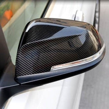 Load image into Gallery viewer, OEM Style Carbon Fibre Replacement Mirror Covers for BMW 1 2 3 4 Series