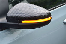 Load image into Gallery viewer, OEM Style Carbon Fibre Replacement Mirror Covers for VW Golf MK6 GTI R20 08-13