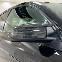 Load image into Gallery viewer, V Style Carbon Fibre Replacement Mirror Covers for Mercedes Benz Universal