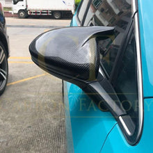 Load image into Gallery viewer, V Style Carbon Fibre Replacement Mirror Covers for VW Golf MK7 MK7.5 inc GTI & R 14-20