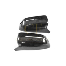 Load image into Gallery viewer, MP Style Carbon Fibre / Gloss Black Replacement Mirror Covers for BMW G11 G12 7 Series 15-23