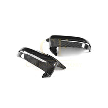 Load image into Gallery viewer, MP Style Carbon Fibre / Gloss Black Replacement Mirror Covers for BMW G11 G12 7 Series 15-23