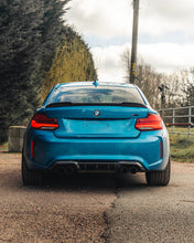 Load image into Gallery viewer, AUTOID Carbon Fibre (Carbon Fiber) Rear Diffuser for BMW M2 & M2 Competition F87 (2015-2021) - OEM-Style Fit, CFRP 2x2 Twill Gloss, Quad Exhaust