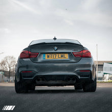 Load image into Gallery viewer, BMW M4 F82 Coupe 2014-2020 Carbon Fibre Performance Rear Spoiler - CFRP 2x2 Twill Trunk/Boot Lip, OEM-Style Fit, 3M Tape-On Install