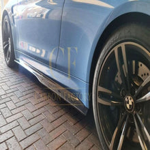 Load image into Gallery viewer, PSM Style Carbon Fibre Side Skirts Extension for BMW F82 F83 M4 14-20