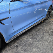 Load image into Gallery viewer, PSM Style Carbon Fibre Side Skirts Extension for BMW F82 F83 M4 14-20