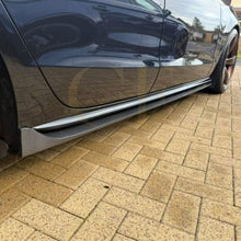 Load image into Gallery viewer, V Style Carbon Fibre Side Skirts for Audi B8 B8.5 A5 S5 2 Door 07-16