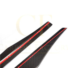 Load image into Gallery viewer, V Style Carbon Fibre Side Skirts for BMW 6 Series F06 inc M6 4 Door 11-18