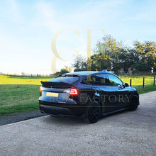 Load image into Gallery viewer, V Style Carbon Fibre Side Skirts for Tesla Model Y 19-23