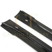 Load image into Gallery viewer, V Style Carbon Fibre Side Skirts for Tesla Model Y 19-23