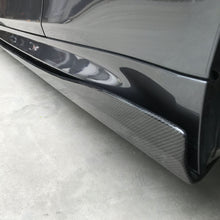 Load image into Gallery viewer, V Style Carbon Fibre Side Skirts Extension for BMW F80 M3 F82 F83 M4 2014-2020