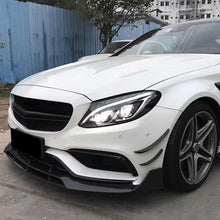 Load image into Gallery viewer, Brabus Style Carbon Fibre Front Splitter for Mercedes W205 C63 15-21