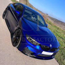 Load image into Gallery viewer, MP Style Carbon Fibre Front Splitter 3 Pieces Design for BMW F80 M3 F82 F83 M4 14-20