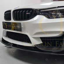 Load image into Gallery viewer, MP Style Carbon Fibre Front Splitter 3 Pieces Design for BMW F80 M3 F82 F83 M4 14-20