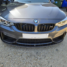 Load image into Gallery viewer, MP Style Carbon Fibre Front Splitter 3 Pieces Design for BMW F80 M3 F82 F83 M4 14-20