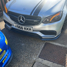 Load image into Gallery viewer, AMG Style Carbon Fibre Front Splitter for Mercedes Benz W212 E Class E63 14-15