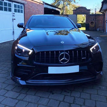 Load image into Gallery viewer, AMG Style Carbon Fibre Front Splitter for Mercedes W213 E Class Facelift Saloon 21-Present