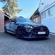 Load image into Gallery viewer, AMG Style Carbon Fibre Front Splitter for Mercedes W213 E Class Facelift Saloon 21-Present