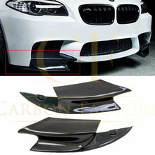 Load image into Gallery viewer, Carbon Fibre Front Splitter Covers for BMW F10 M5 10-17