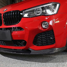Load image into Gallery viewer, Carbon Fibre Front Splitter for BMW F25 X3 F26 X4 M Sport 15-18