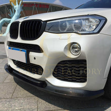 Load image into Gallery viewer, Carbon Fibre Front Splitter for BMW F25 X3 F26 X4 M Sport 15-18