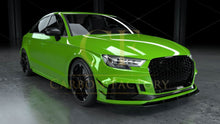 Load image into Gallery viewer, CF Style Carbon Fibre Front Splitter for Audi 8V RS3 Saloon 17-20