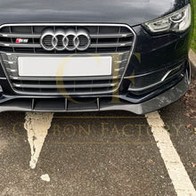 Load image into Gallery viewer, CF Style Carbon Fibre Front Splitter for Audi B8.5 S5 A5 S Line 11-16