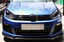 Load image into Gallery viewer, EXO Style Carbon Fibre Front Splitter for VW Golf MK6 R20 08-13