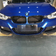 Load image into Gallery viewer, MP Style Carbon Fibre Front Splitter Covers for BMW F30 F31 3 Series M Sport 12-19