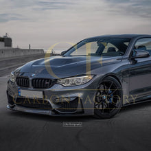Load image into Gallery viewer, MP Style Carbon Fibre Front Splitter Covers for BMW F80 M3 F82 F83 M4 14-20