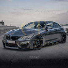 Load image into Gallery viewer, MP Style Carbon Fibre Front Splitter Covers for BMW F80 M3 F82 F83 M4 14-20
