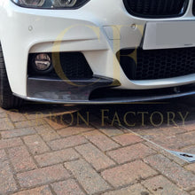 Load image into Gallery viewer, MP Style Carbon Fibre Front Splitter for BMW F30 F31 3 Series M Sport 12-19