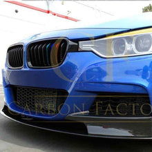 Load image into Gallery viewer, MP Style Carbon Fibre Front Splitter for BMW F30 F31 3 Series M Sport 12-19