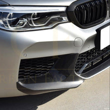 Load image into Gallery viewer, MP Style Pre-Preg Carbon Fibre Front Splitter Covers for BMW F90 M5 Pre-LCI 17-20